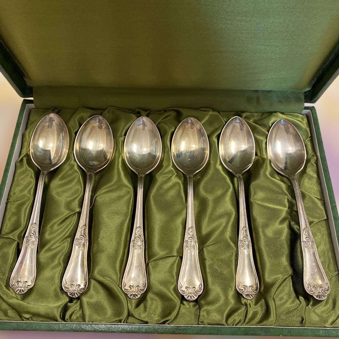 SILVER950　刻印　スプーン　6点セット　総重量約93.5g　銀食器