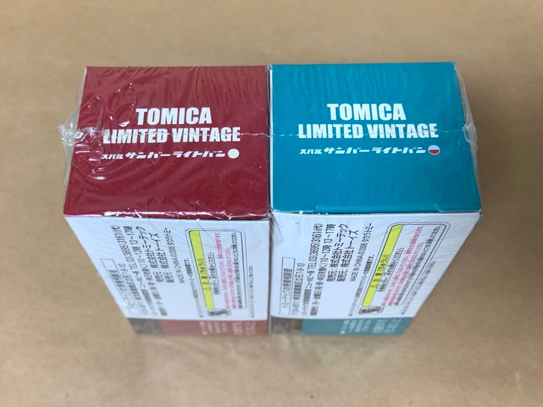 トミカ リミテッドヴィンテージ　トイズクラブ　スバル サンバー ライトバン　2点