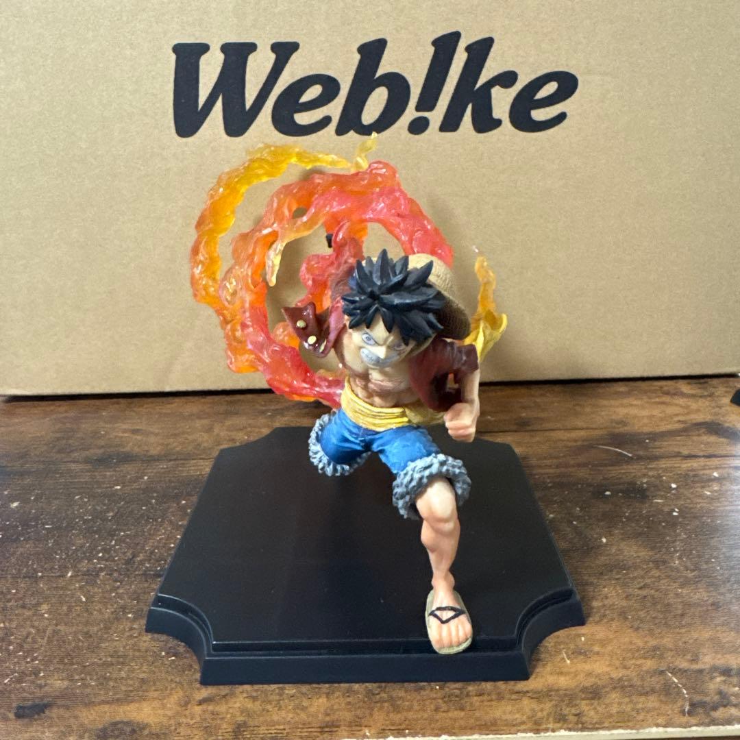 ワンピース ルフィ フィギュア 炎エフェクト - メルカリ