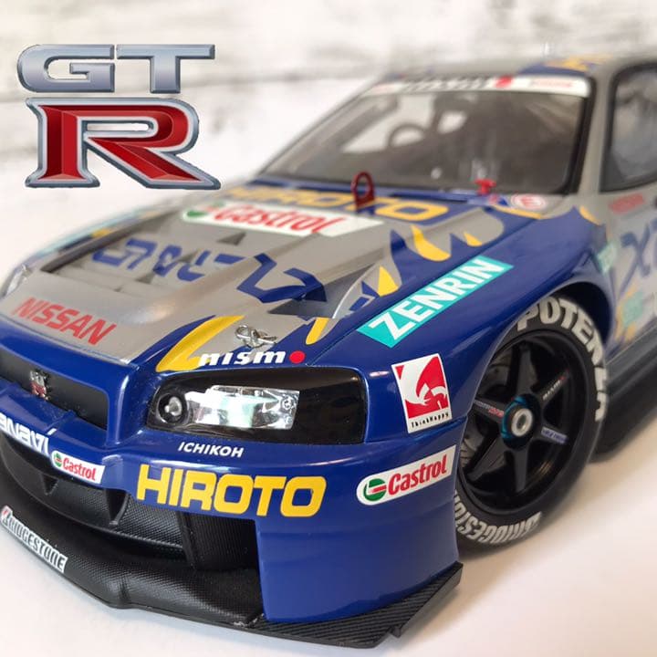 レア】【超希少!!】ザナヴィ ヒロト GT-R R34 1/18 - メルカリ