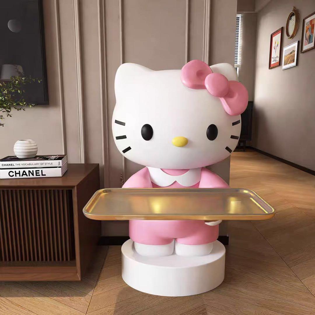 ハローキティ サイドテーブル ピンク