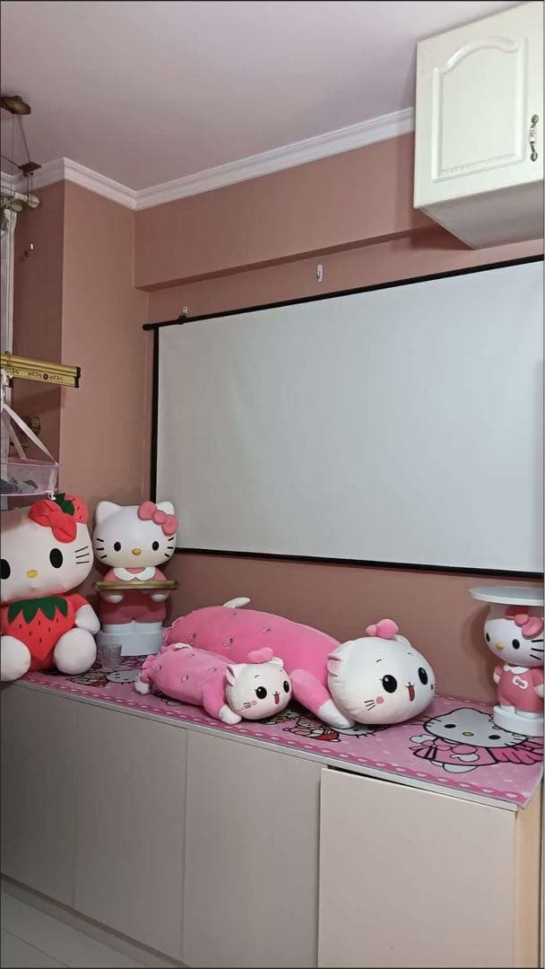 ハローキティ サイドテーブル ピンク