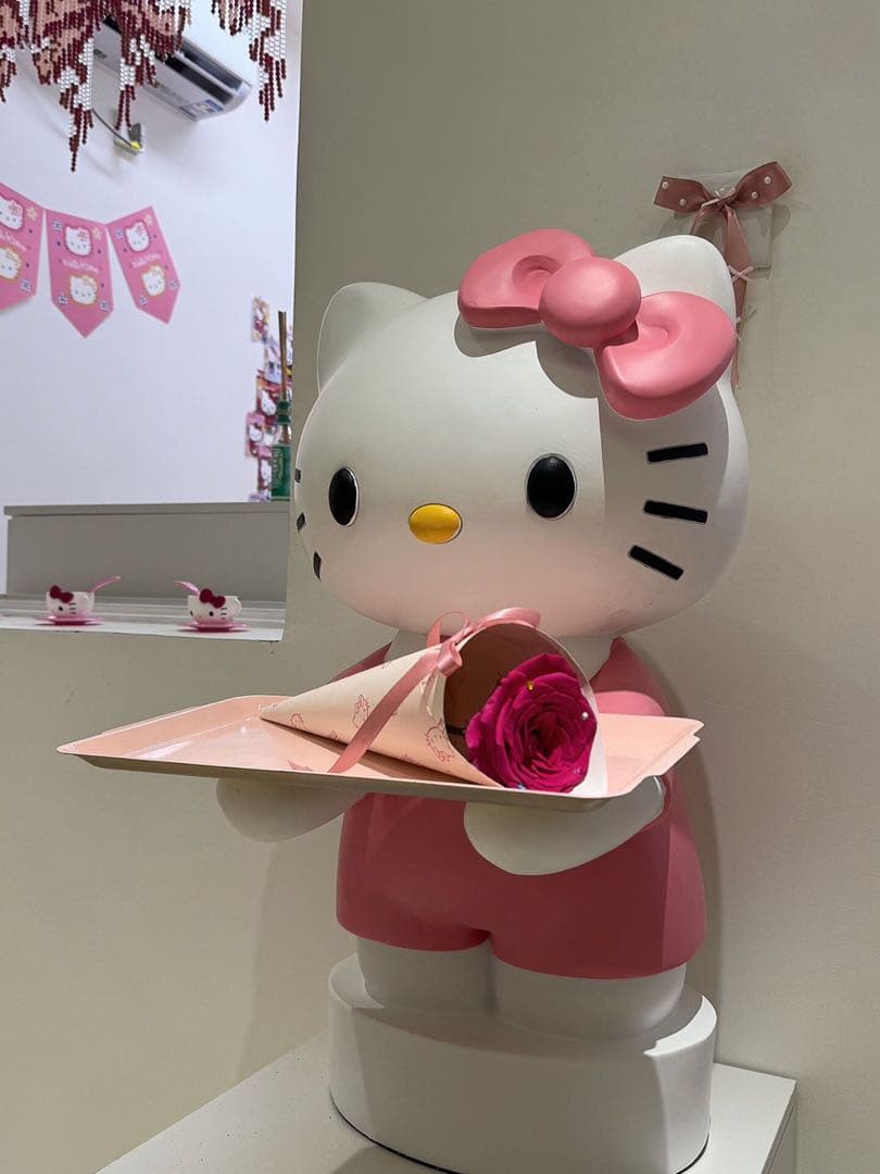 ハローキティ サイドテーブル ピンク