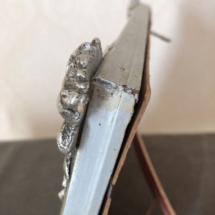 フランスアンティーク　木製フォトフレーム　額縁