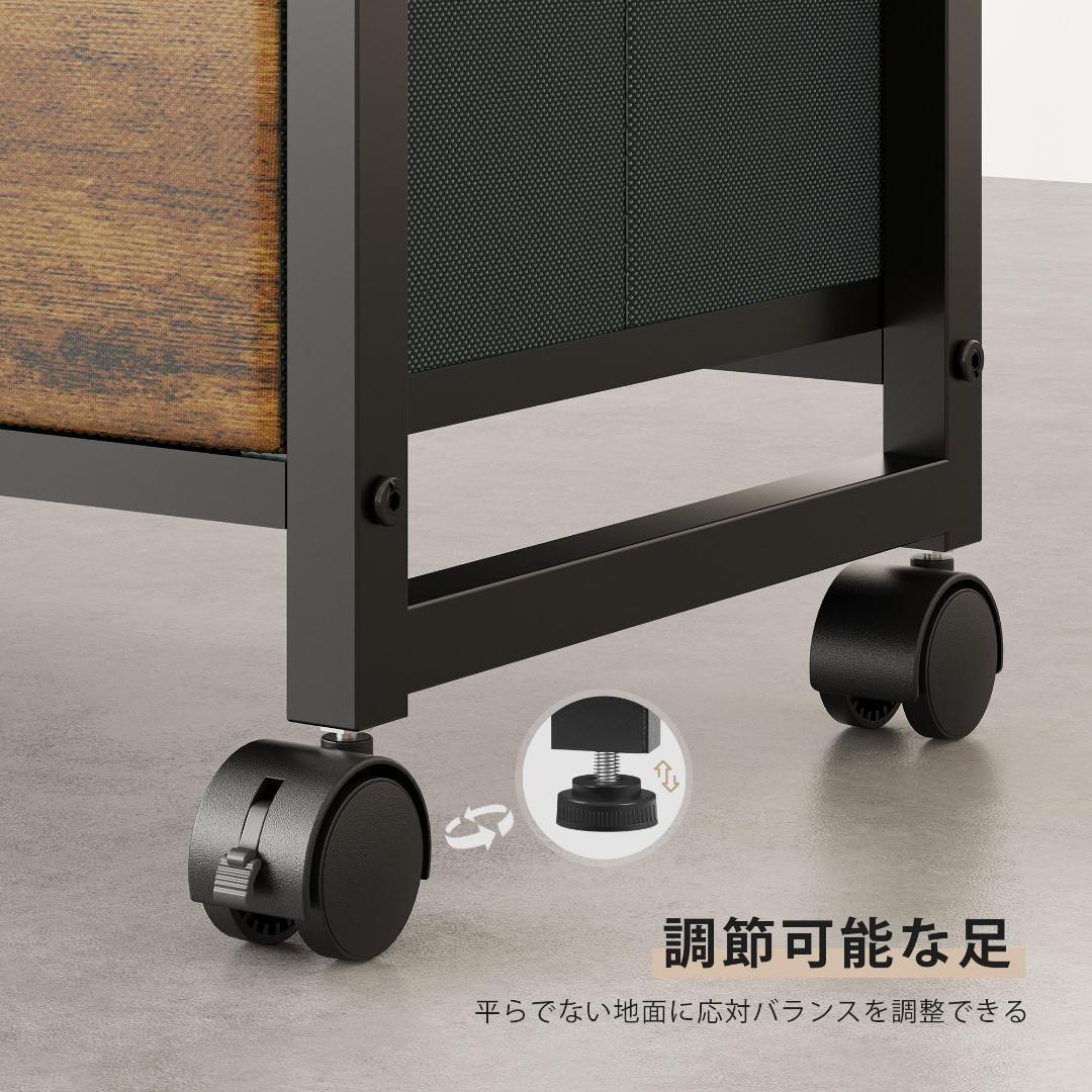 タンス チェスト 4段9杯 収納 おしゃれ キャスター付き 収納 衣装