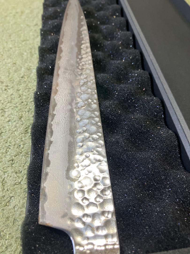 送料込♪龍泉刃物 RYUSEN TG-509 丹巌龍プレミアム ダマスカス包丁