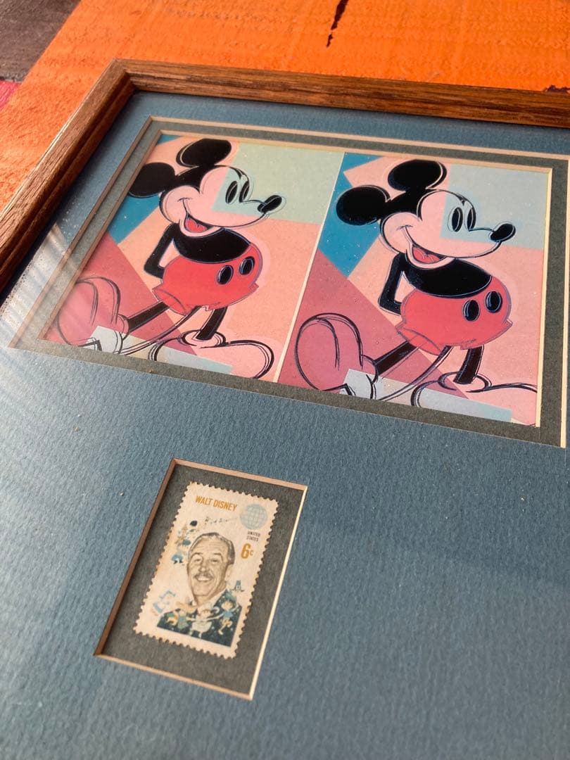 ミッキーマウス版画
