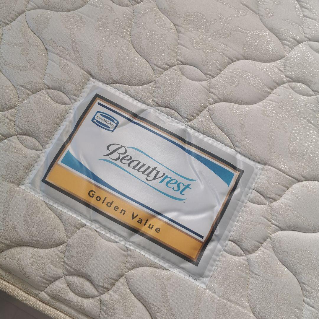 美品　シモンズ　ベッド　マットレス　セミダブル　ビューティーレスト