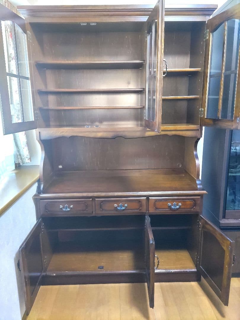 カリモク/karimoku コロニアル 飾棚 カップボード 食器棚