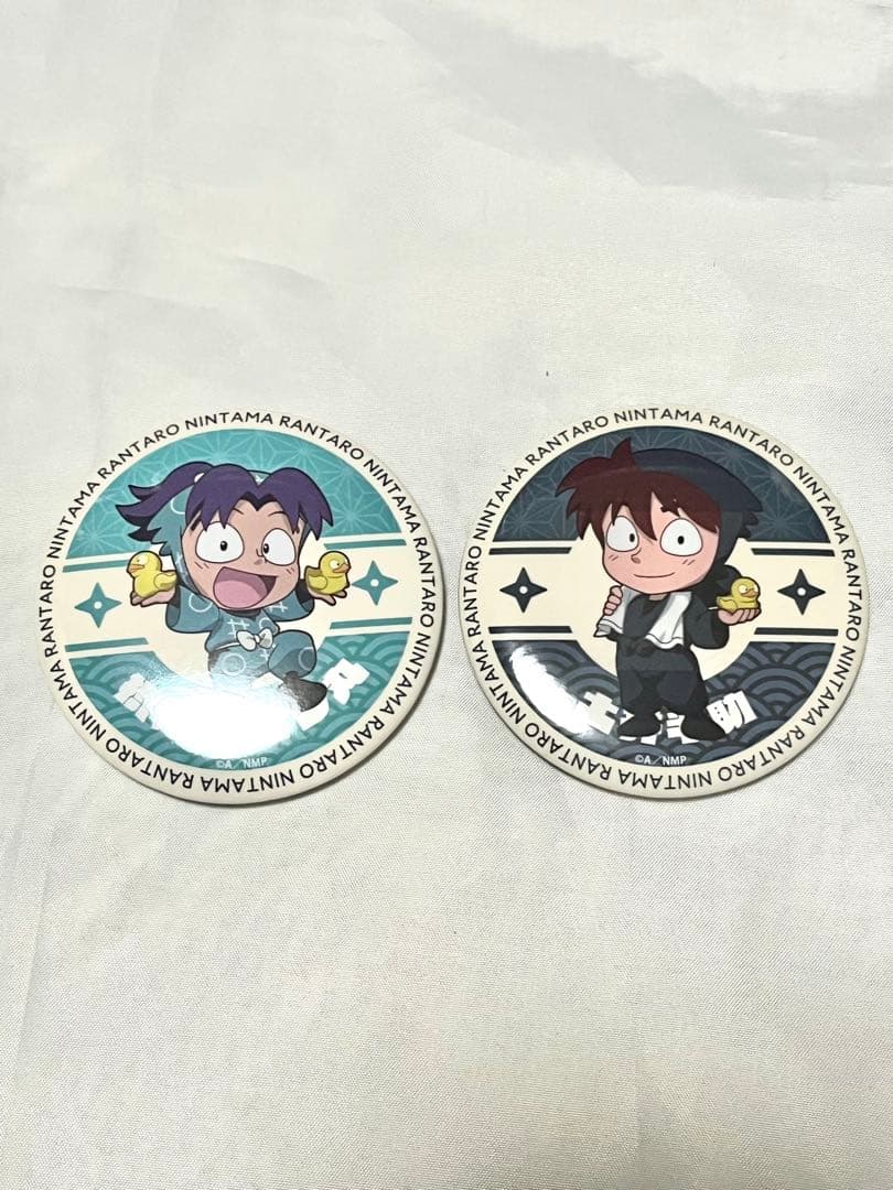 忍たま乱太郎 極楽湯 土井半助 摂津のきり丸 缶バッジ - メルカリ