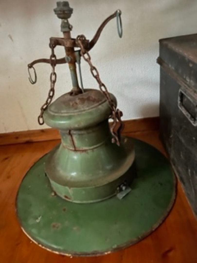 *️⃣プロフ必読 ❣️イギリス アンティーク ホーロー ランプ