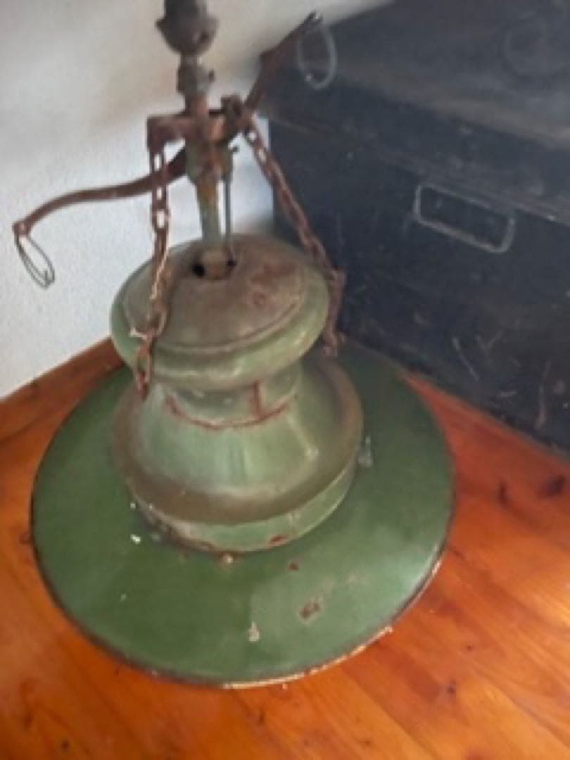 *️⃣プロフ必読 ❣️イギリス アンティーク ホーロー ランプ