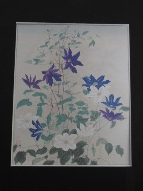 伊藤はるみ、【初夏】、希少な額装用画集より、新品額装付