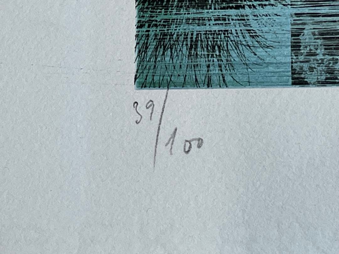 ジャック・デペルト「ブルアールのキャナル」リトグラフ 直筆サイン有 ゴルフ場