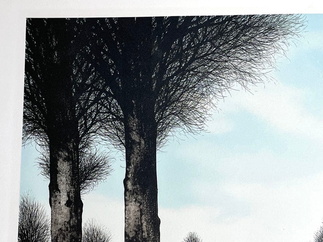 ジャック・デペルト「ブルアールのキャナル」リトグラフ 直筆サイン有 ゴルフ場