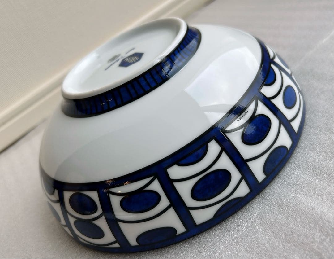 HERMES ブルー ダイユール サラダボウル