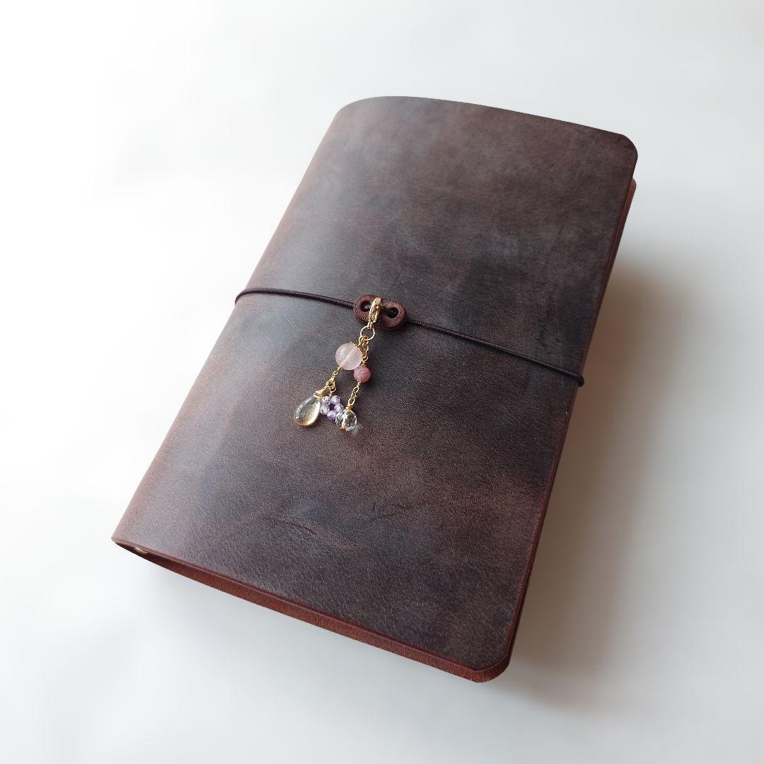 レザーシステム手帳 バイブルサイズ 【ハンドメイド】