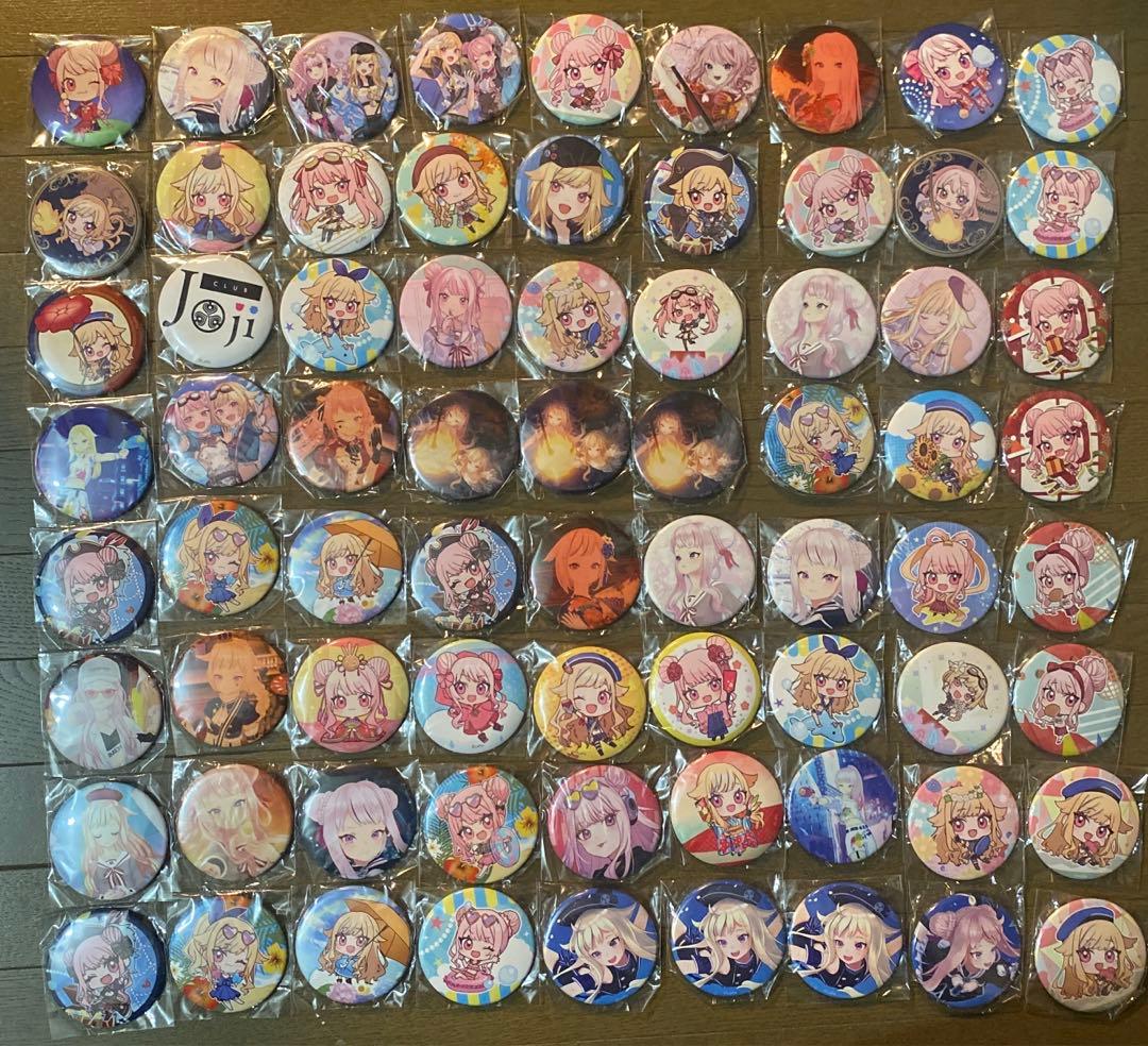 HIMEHINA ヒメヒナ 新春ガチャ 缶バッジ まとめ売り 72個 - メルカリ