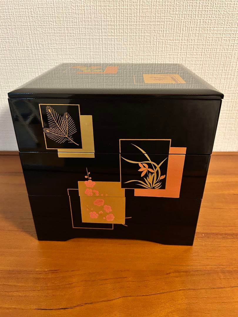 重箱 会津 御重箱 お重箱 漆 箱付き 老店舗 三段重
