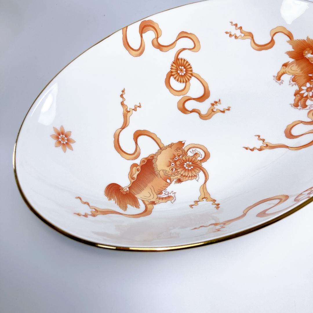 ウェッジウッド ダイナスティ オーバルディッシュ・プレート（20.5cm）2枚