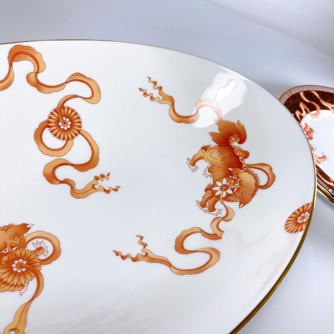 ウェッジウッド ダイナスティ オーバルディッシュ・プレート（20.5cm）2枚