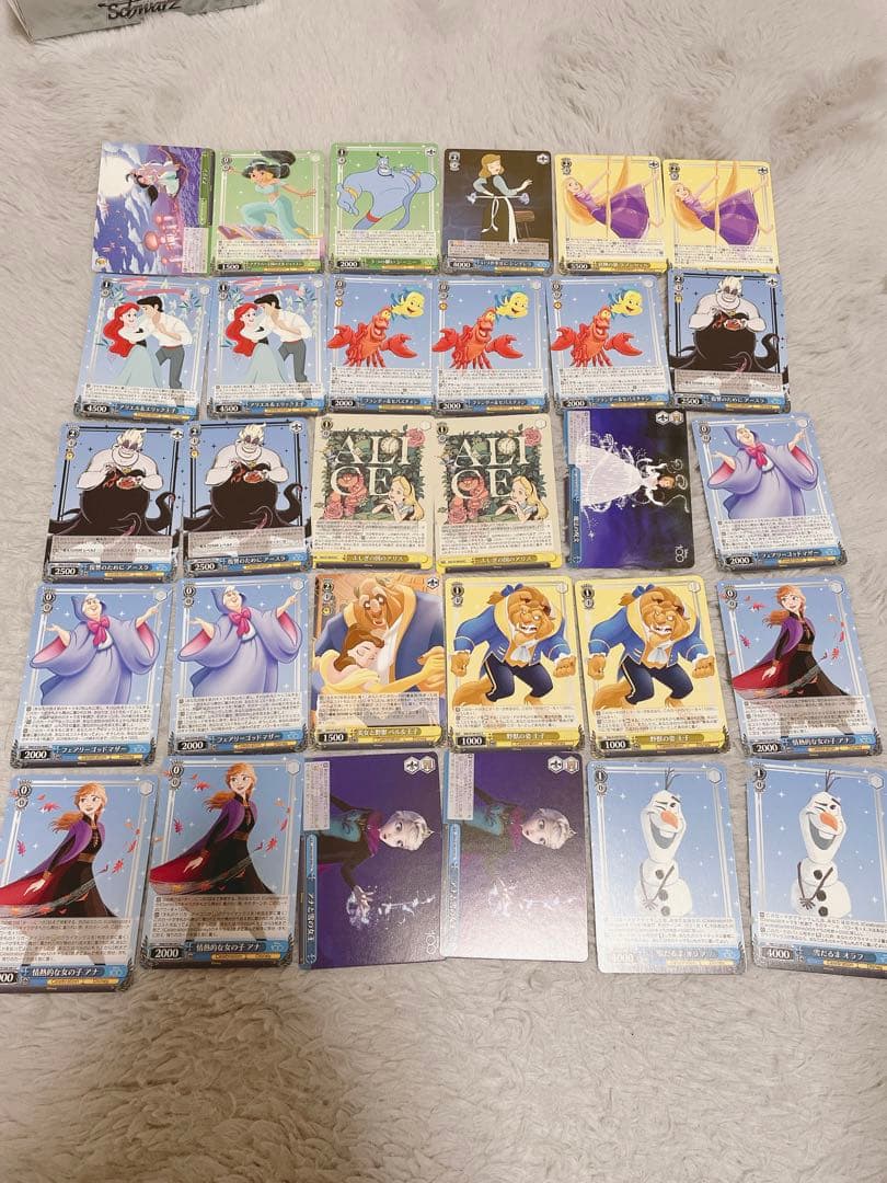 ディズニー ヴァイスシュヴァルツ 100 周年 まとめ売り140枚ラメ入り