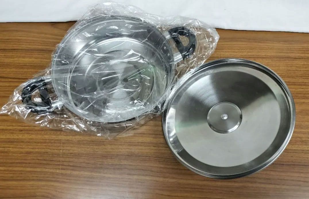 リオ 卓上鍋24cm 鍋2点セット、片手両手.未使用品