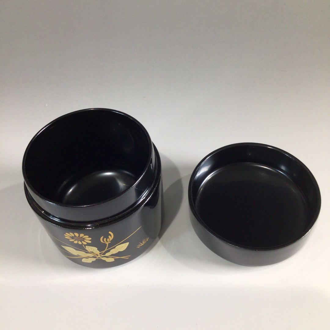 Ｐ７８０　棗　4点揃　『蒔絵師　中村湖彩作』『四季棗』　共箱　茶道具