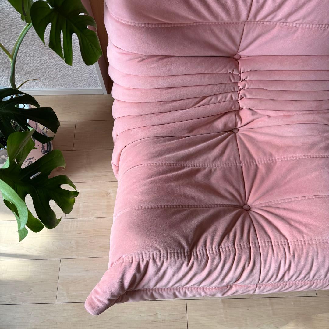 早い者勝ち! 美品 正規リーンロゼ トーゴ 2人掛け Lランク ウルトラスエード