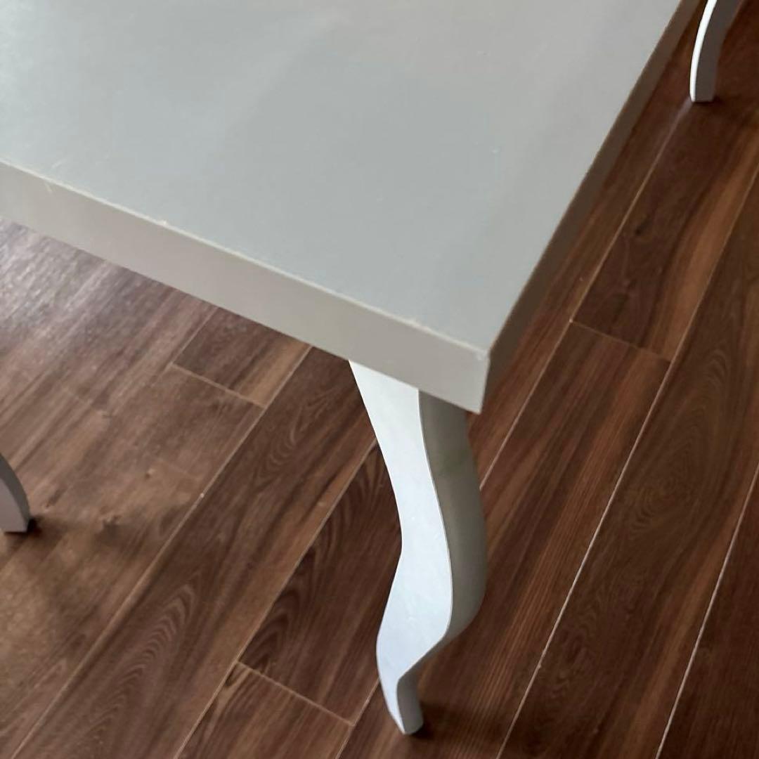 IKEA 猫足 テーブル グレー