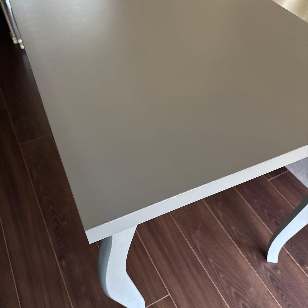IKEA 猫足 テーブル グレー