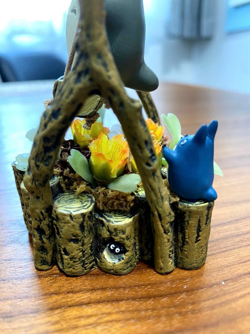 ☆レア商品☆ となりのトトロ雑木林の遊園地 「トトロの丸太ぶらんこ