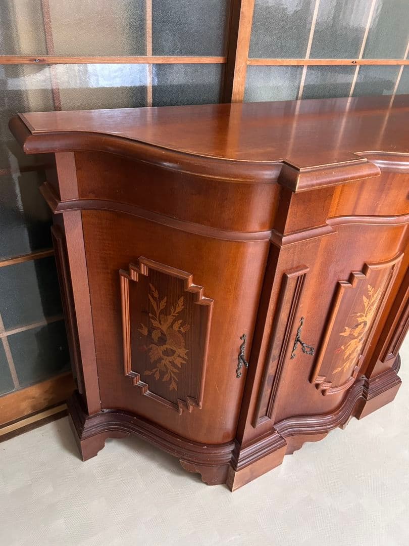 イタリア キャビネット 象嵌 サイドボード