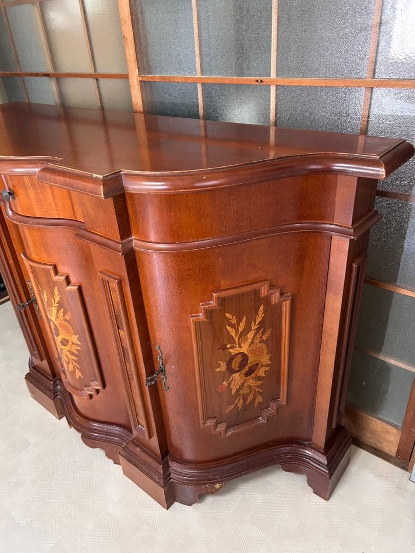 イタリア キャビネット 象嵌 サイドボード