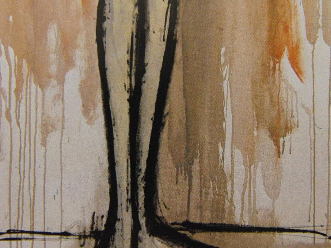 ベルナール・ビュッフェ、【Annabel debout】、希少な額装用画集より