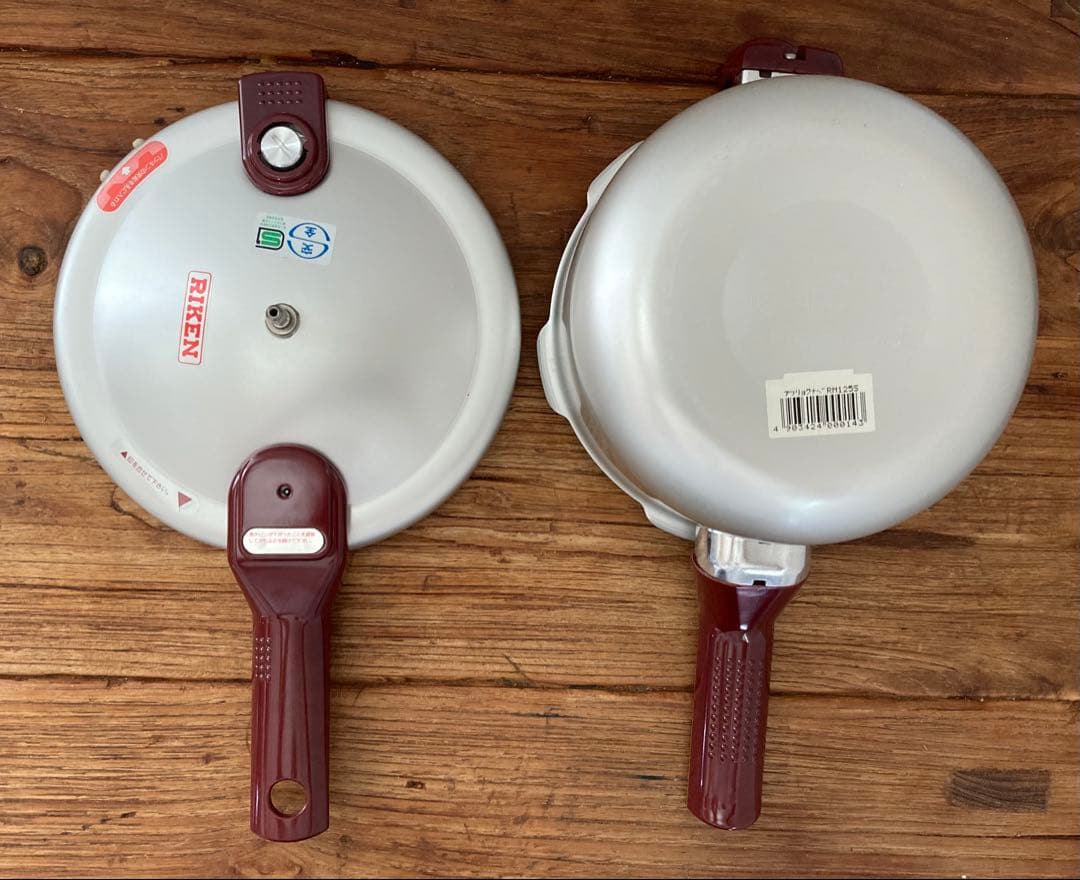 【未使用品】理研 圧力鍋 片手鍋 こなべちゃん 2.5L