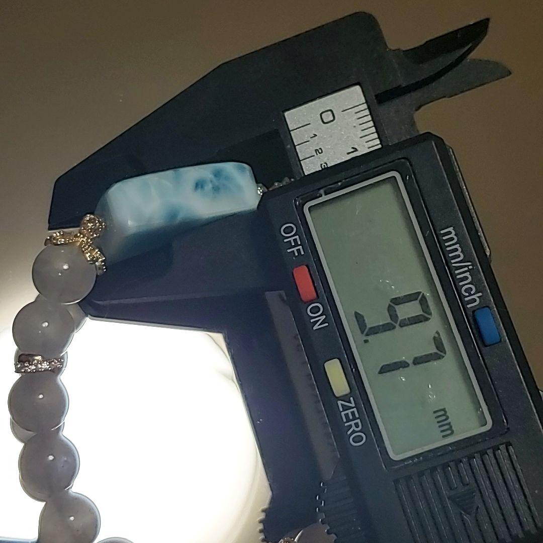 ラリマー ロイヤル ブルームーンストーン ペリステライト デザイン ブレスレット