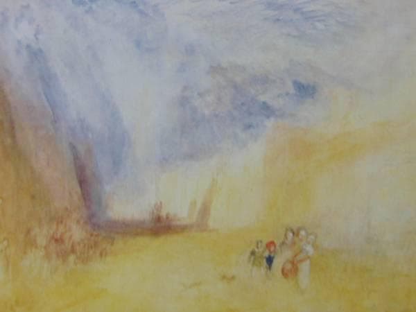 J.M.W.ターナー、ハイ・ストリート、希少画集画、 新品額装付