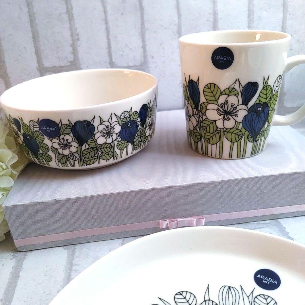 新品未使用ARABIAアラビア ◆Krokusクロッカス 5点セット