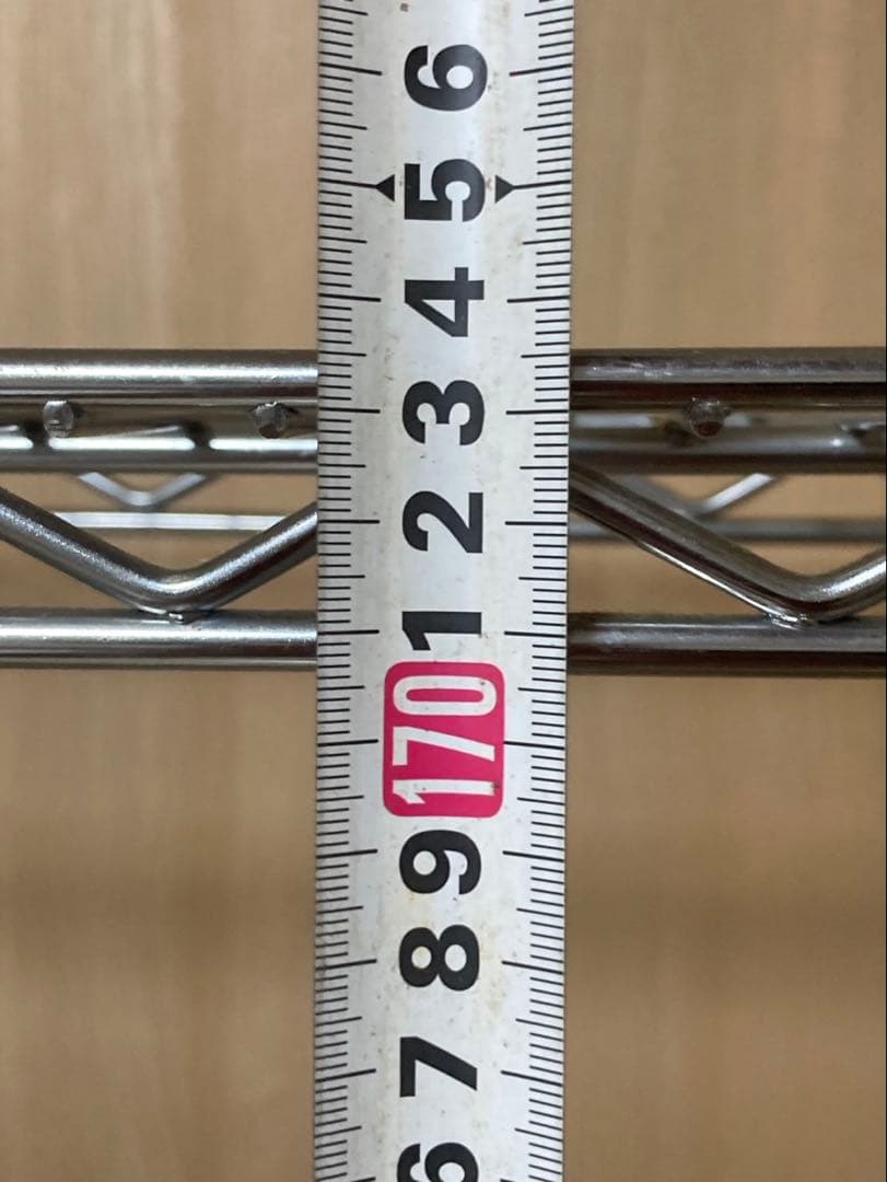 ①Luminous メタルラック 5段 シルバー