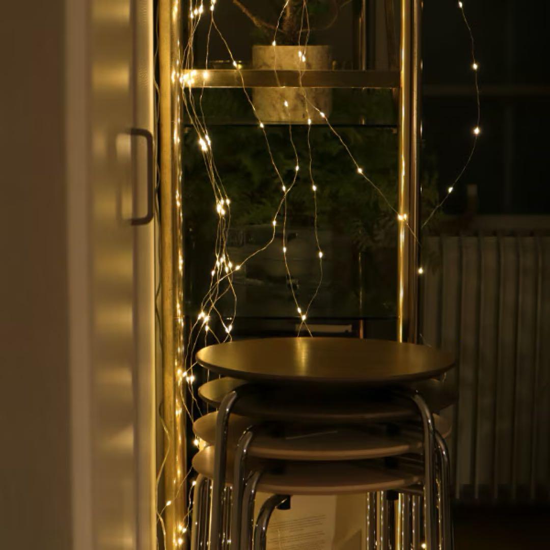 ガーランドライト電球色LED200個　10個セット