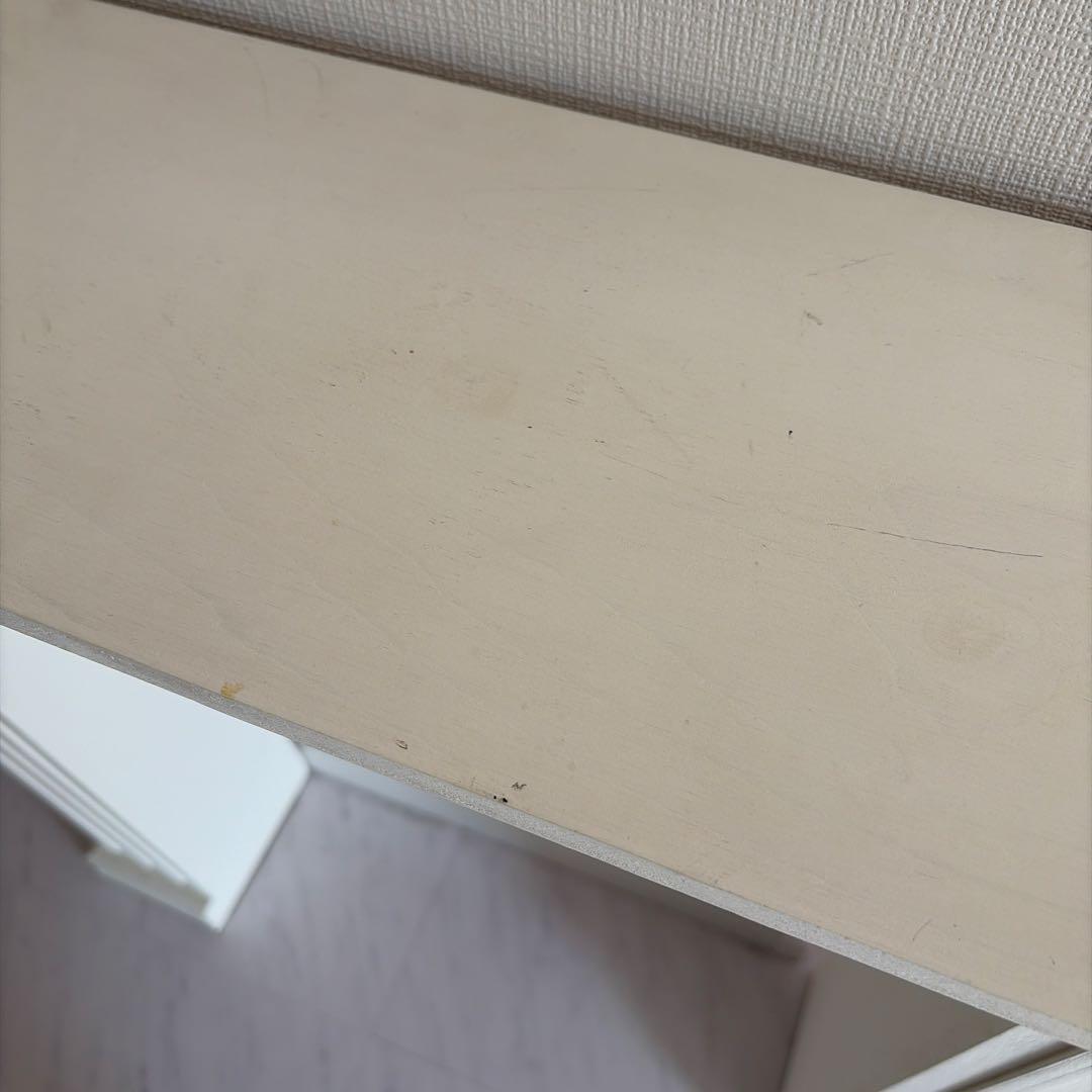 アンティーク調 マントルピース ミルキーホワイト 幅80cmたのメル便発送