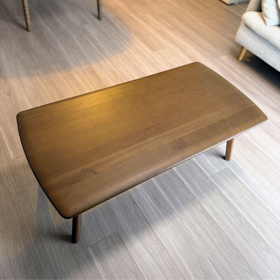 NITORI ローテーブル アルナス110 ミドルブラウン