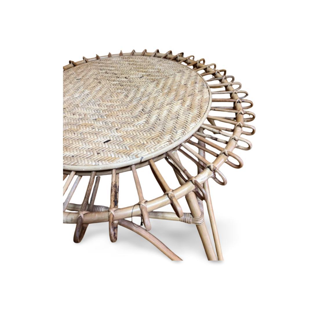 JUGLAS（ユグラ） ラタン ヴィンテージデザイン センターテーブル 藤