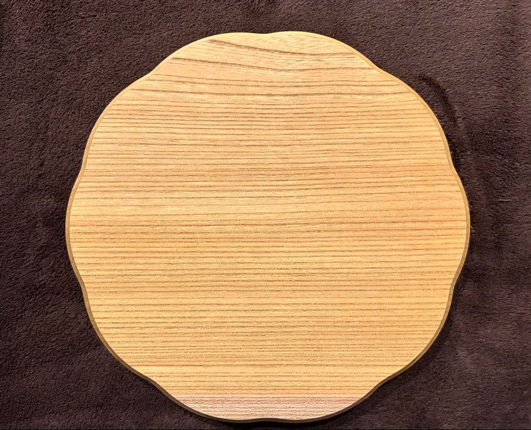 新品 四十沢木材 輪花盆 ケヤキ お盆 トレー 欅 KITO/森田孝久好きな方