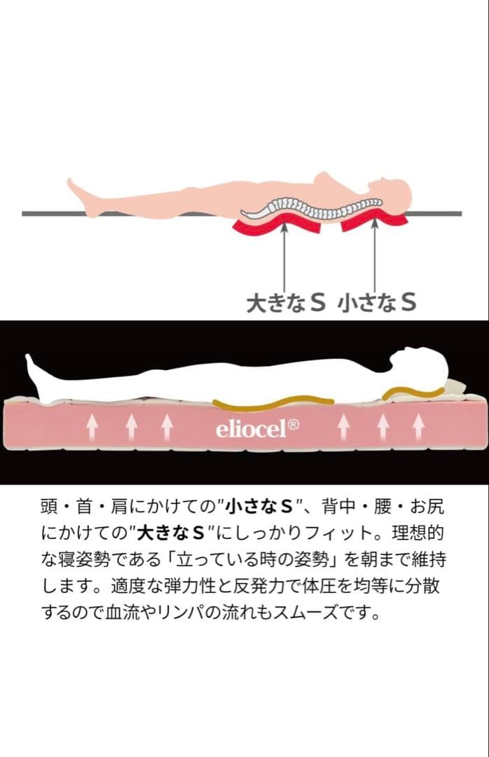 Magniflex OKLAHOMA ブラック マットレス