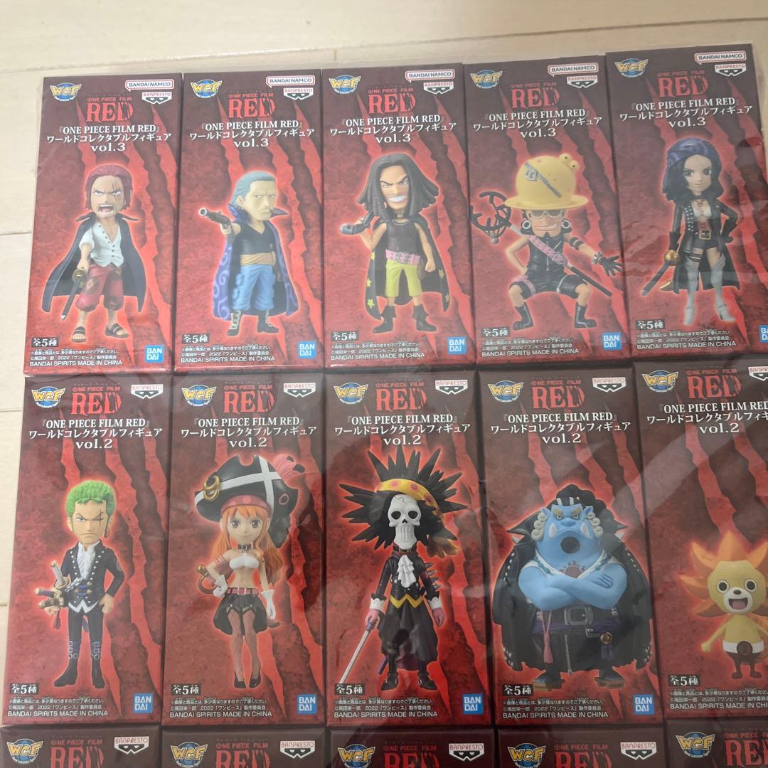 ONE PIECE FILM RED フィギュアワーコレセット 全20体