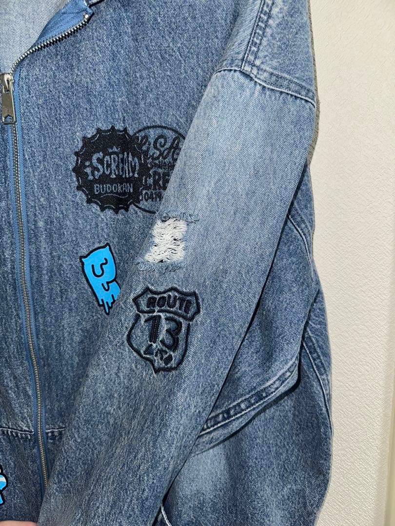 LiSA アイスクリーム デニムパーカー i SCREAM Lサイズ