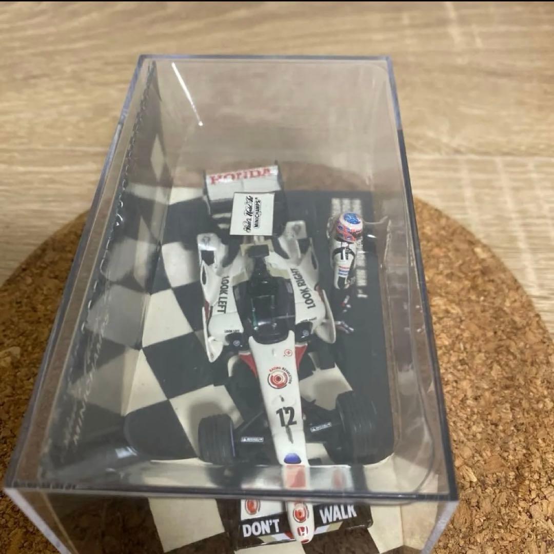 ミニチャンプスHONDARACING RA106.J.BUTTON 1 WIN
