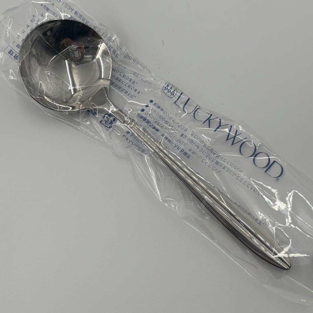 ラッキーウッド　カトラリーセット　20本セット　未使用　箱付き